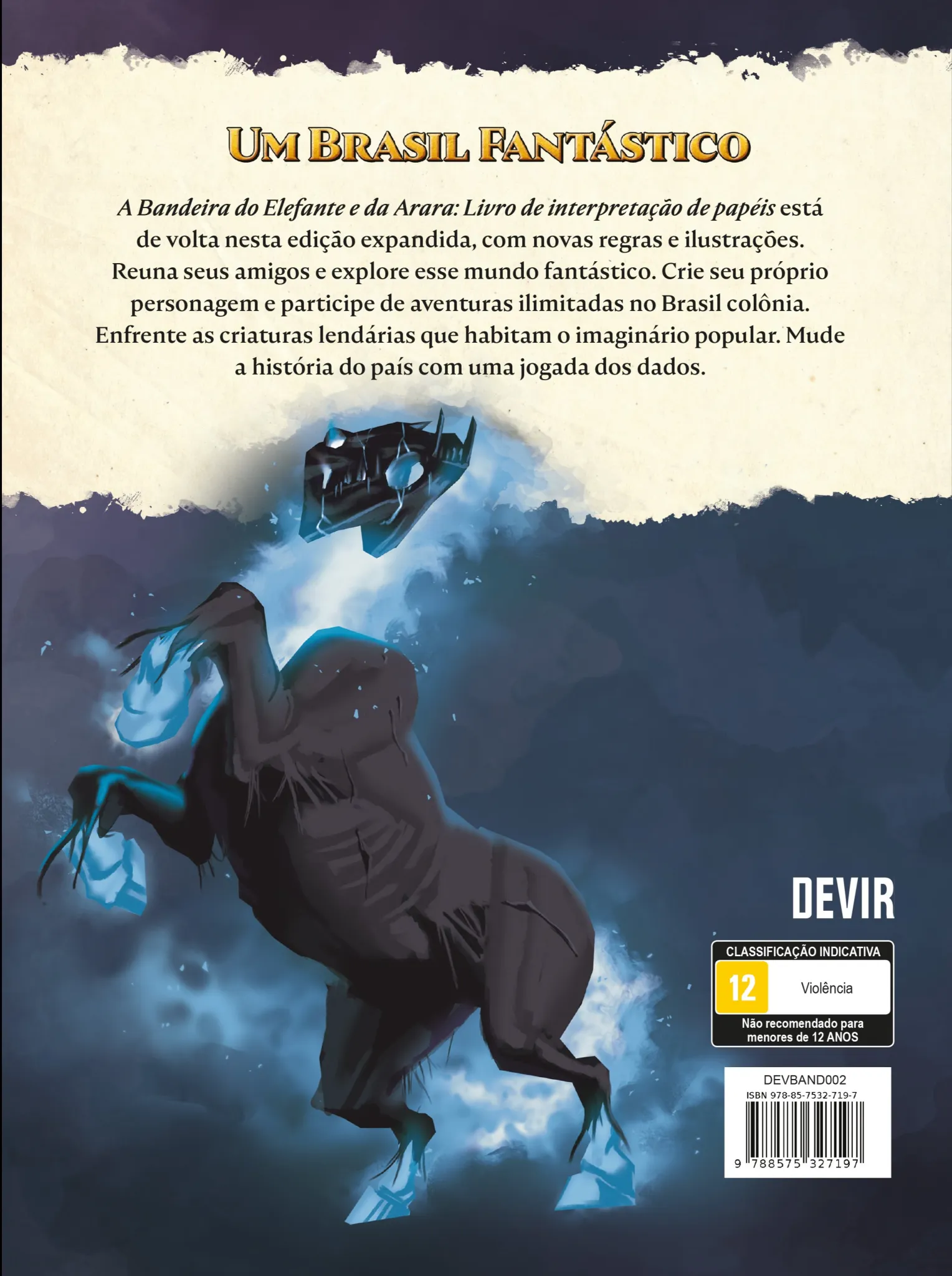 A bandeira do elefante e da arara: livro de interpretação de papéis edição expandida: A bandeira do elefante e da arara: livro de interpretação de papéis edição expandida Quarta Capa