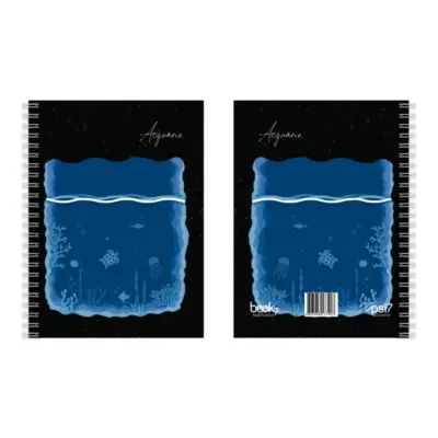 Agenda Aquário Capa Preta