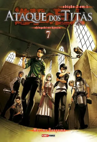 Ataque dos titãs (2 em 1) vol. 07