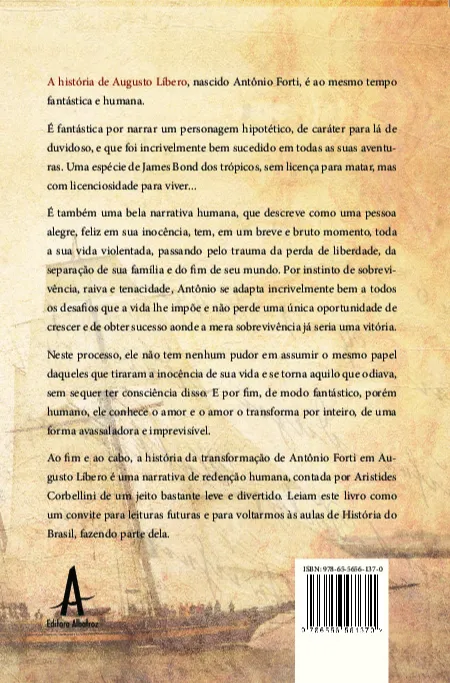 Augusto Líbero : uma vida de lutas: Augusto Líbero : uma vida de lutas Quarta Capa