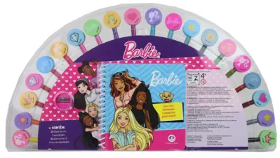 Barbie - Livro com atividades e desenhos para colorir