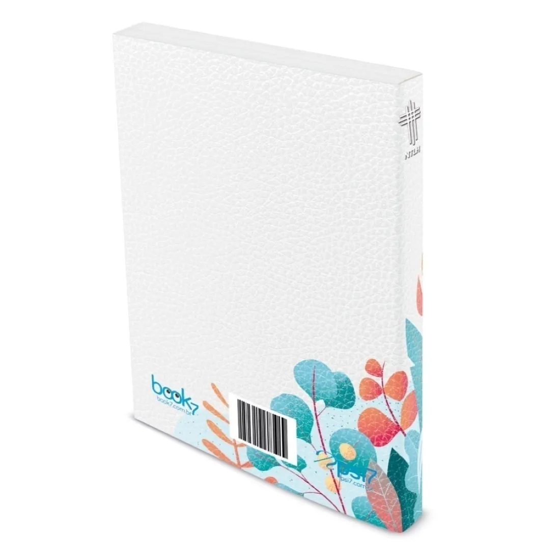 Bíblia sagrada floral laranja - Brochura - NTLH - Book7: Bíblia sagrada floral laranja - Brochura - NTLH - Book7 Quarta Capa