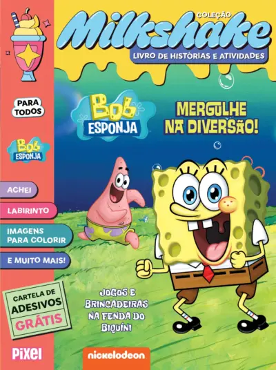 Bob esponja: mergulhe na diversão! - coleção milkshake