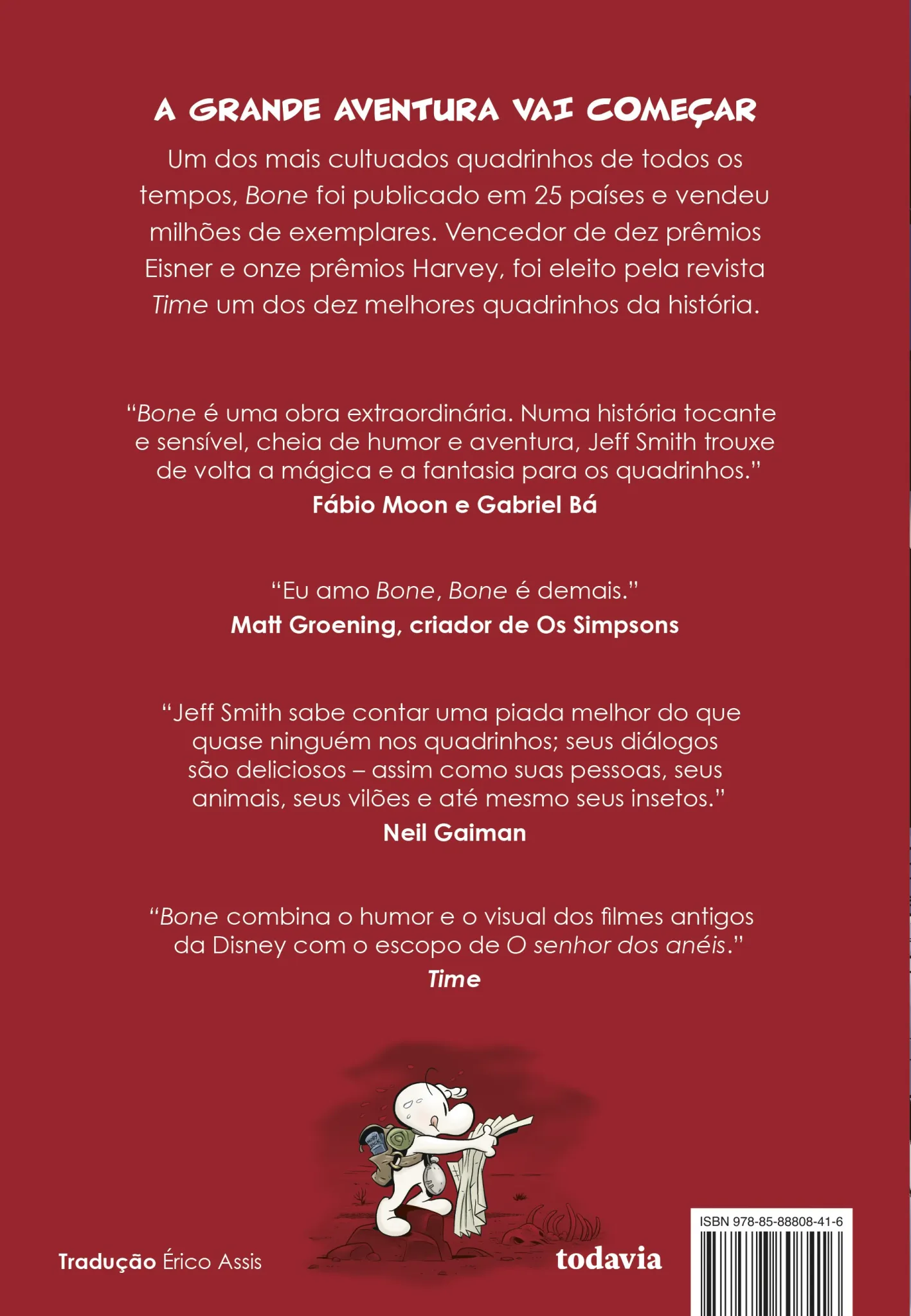 Bone 1: o vale ou equinócio vernal Bone 1 Quarta Capa