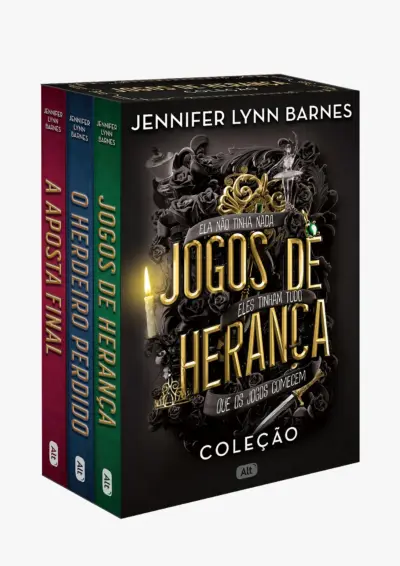 Box jogos de herança + brindes (marcadores)