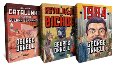 Box - o melhor de george orwell - 1984; a revolução dos bichos; homenagem à catalunha e guerra espanhola