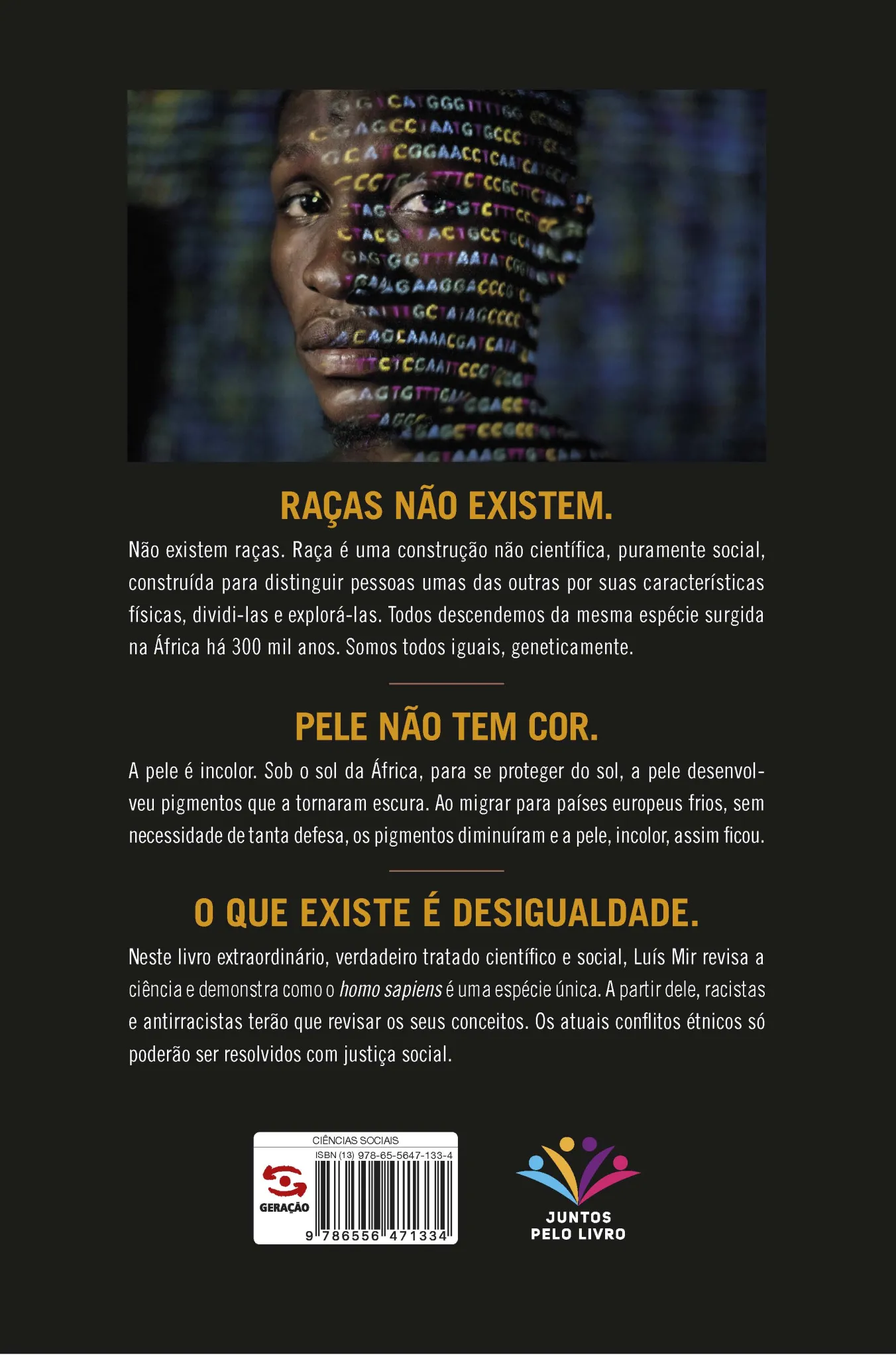 Brasil Apartheid: Genética de populações Brasil Apartheid Quarta Capa