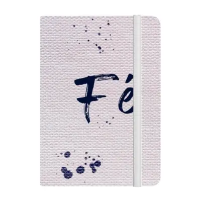 Caderneta de anotações fé - 13x21 - 80 folhas - Sem pauta - Book7