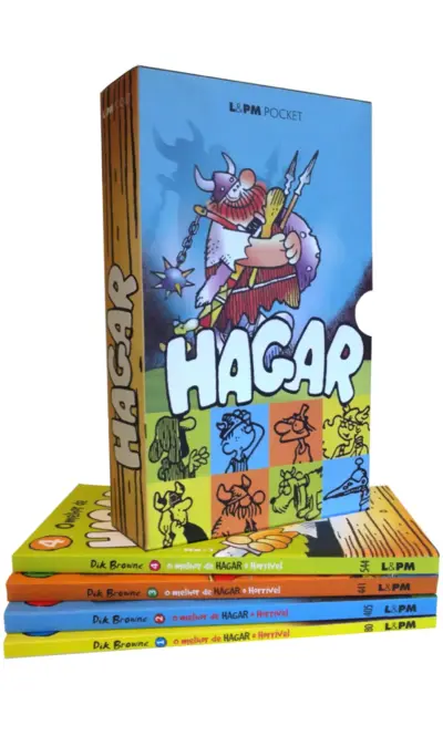 Caixa especial hagar – 4 volumes