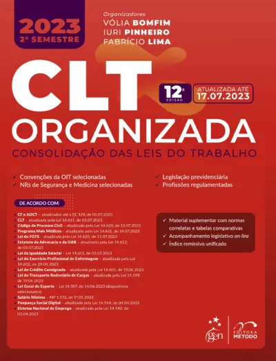 CLT organizada - Consolidação das Leis de Trabalho