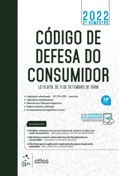 Código de Defesa do Consumidor - Lei 8.078, de 11 de Setembro de 1990