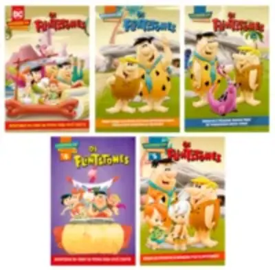 Combo quadrinhos Os Flintstones - Kit com 5 quadrinhos