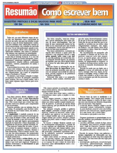 Como escrever bem