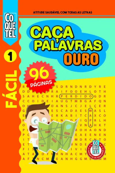 Coquetel Caça-Palavras Ouro 1