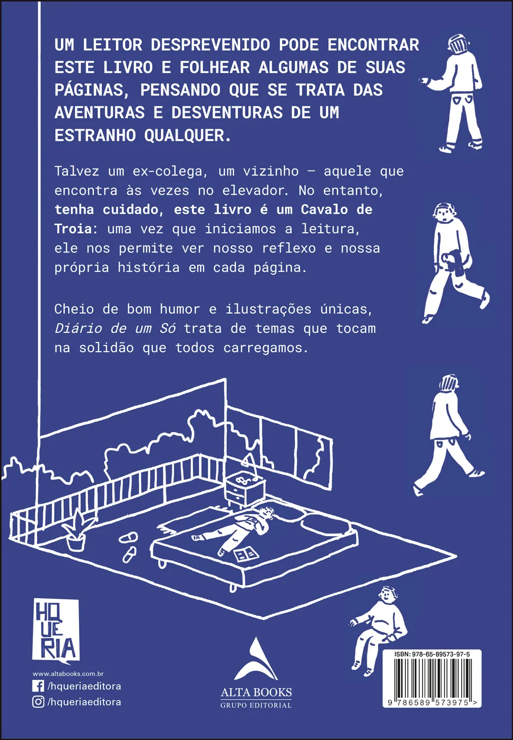 Diário de um só: Diário de um só Quarta Capa