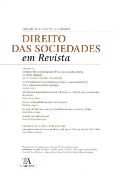 Direito das sociedades em revista