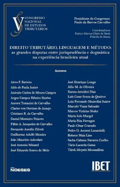 Direito tributário, linguagem e método