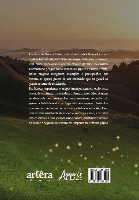 Em busca da pedra de Midas: Em busca da pedra de Midas Quarta Capa