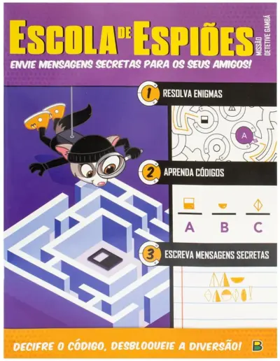 Escola de Espiões - Livro de Atividades: Missão Detetive Gambá
