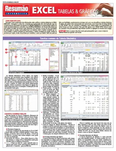 Excel - Tabelas & gráficos