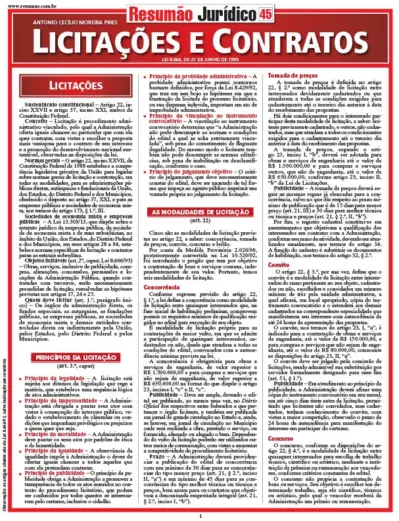 Licitações e contratos