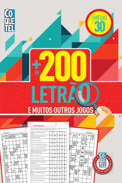 Livro coquetel mais de 200 letrão ed 30