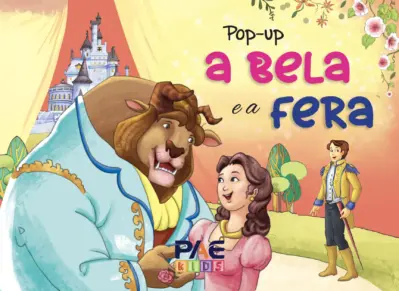 Livro pop-up a bela e a fera