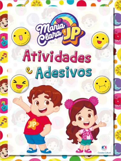 Maria Clara e JP - Adesivos e atividades