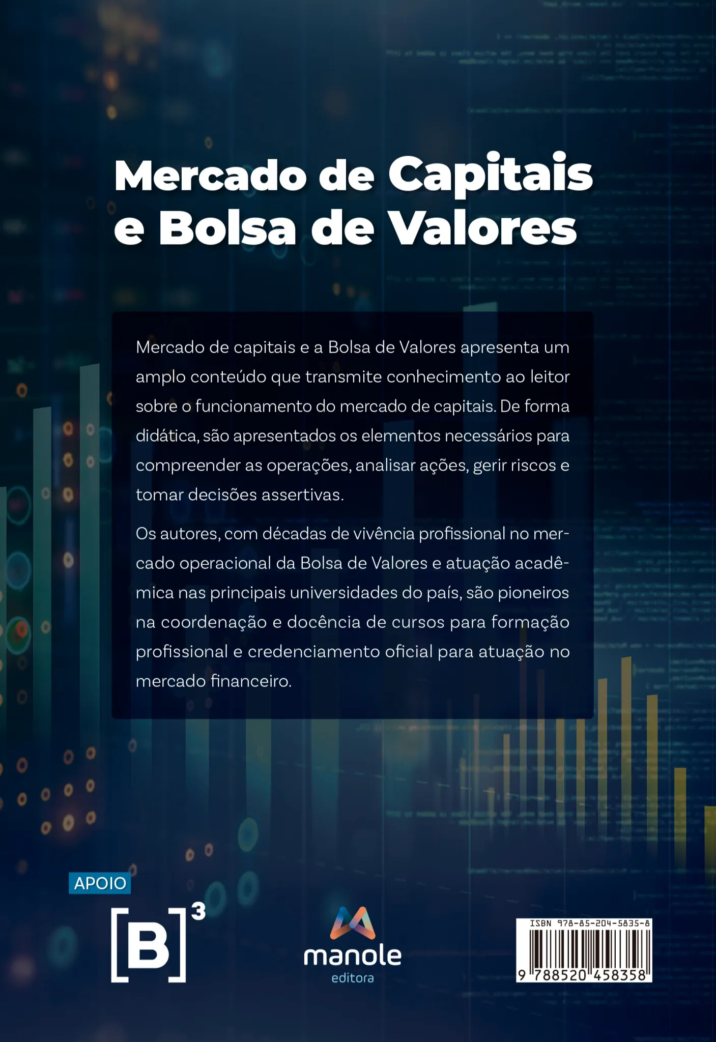 Mercado de capitais e bolsa de valores: Mercado de capitais e bolsa de valores Quarta Capa