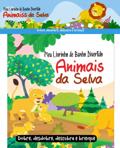 Meu Livrinho De Banho Divertido - Animais Da Selva