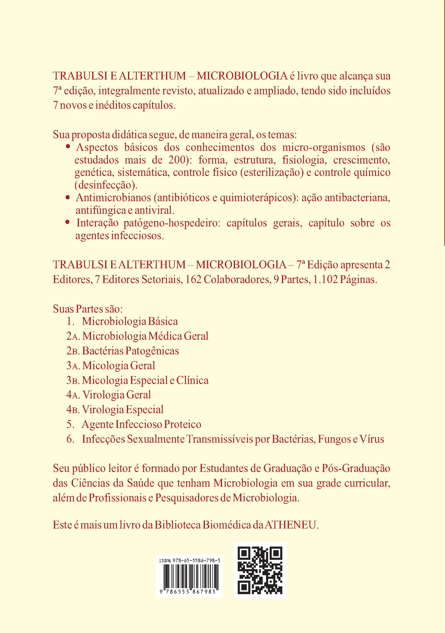 Microbiologia: Microbiologia Quarta Capa