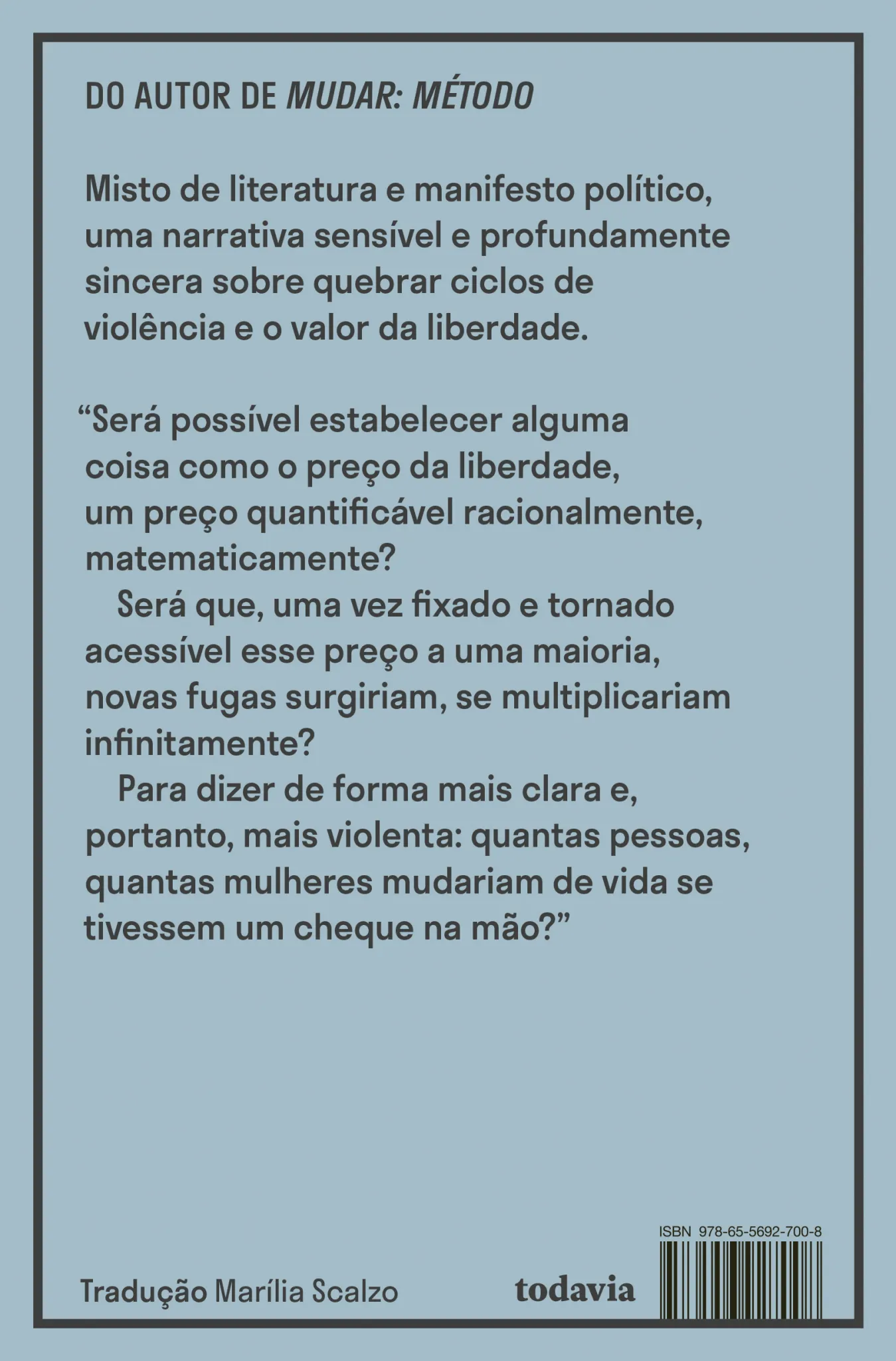 Monique se liberta: Monique se liberta Quarta Capa
