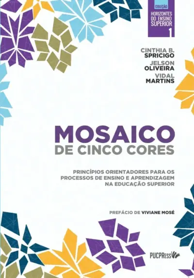 Mosaico de cinco cores