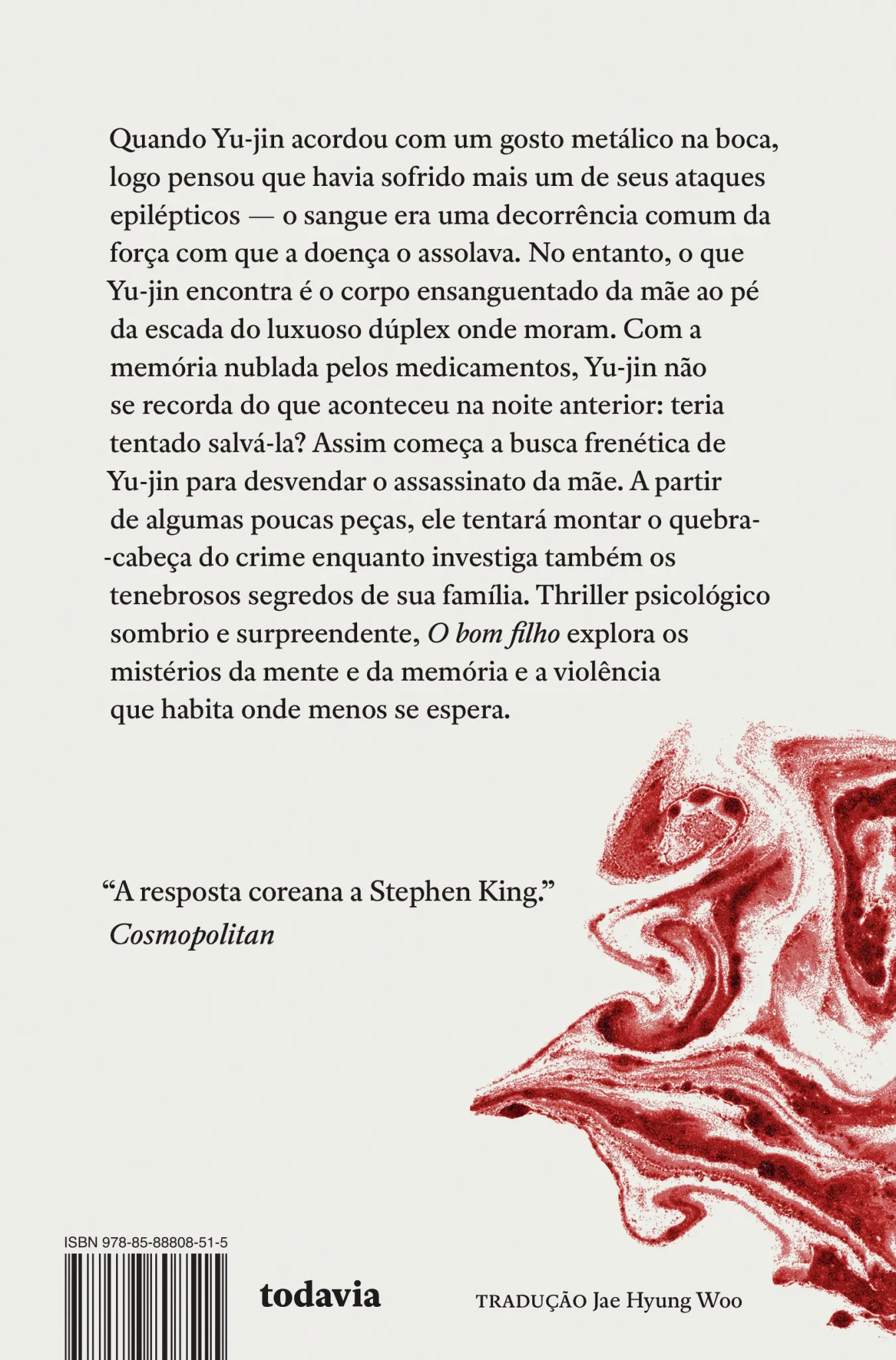 O bom filho: O bom filho Quarta Capa