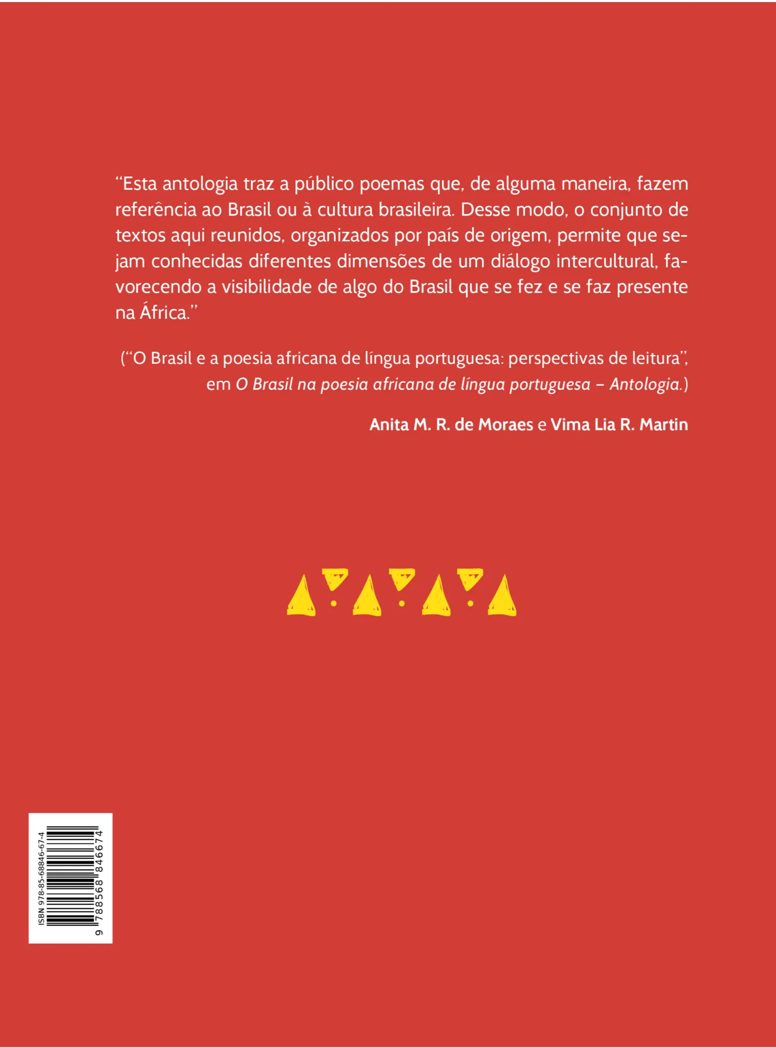 O Brasil na poesia africana de língua portuguesa: antologia O Brasil na poesia africana de língua portuguesa Quarta Capa