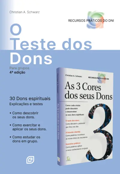 O teste dos dons para grupos - Kit 10 livros