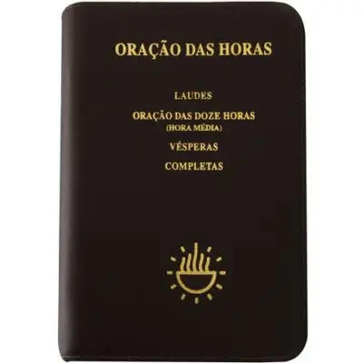 Oração das horas com zíper