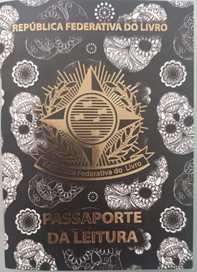 Passaporte da leitura caveira