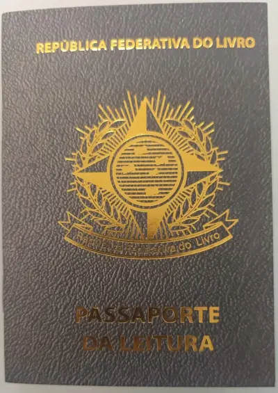 Passaporte da leitura preto