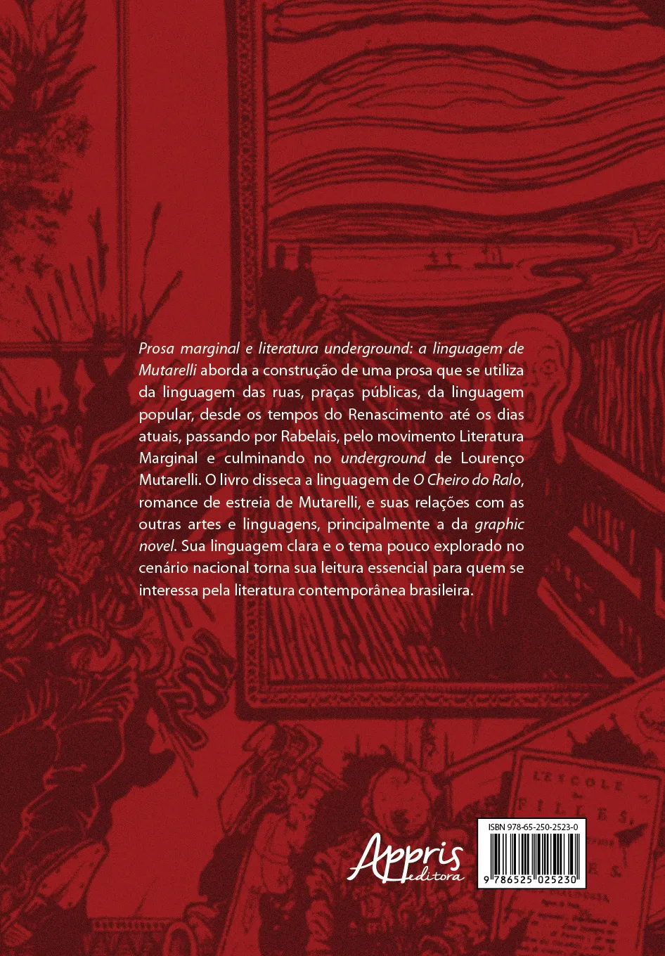 Prosa marginal e literatura underground: a linguagem de Mutarelli Prosa marginal e literatura underground Quarta Capa