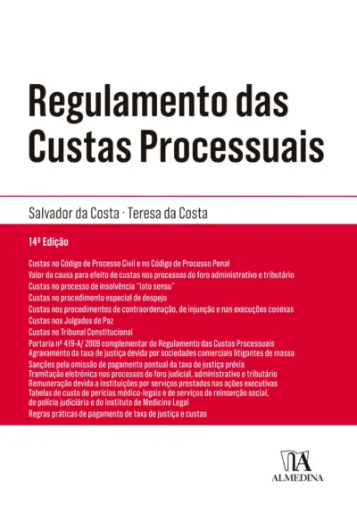 Regulamento das custas processuais