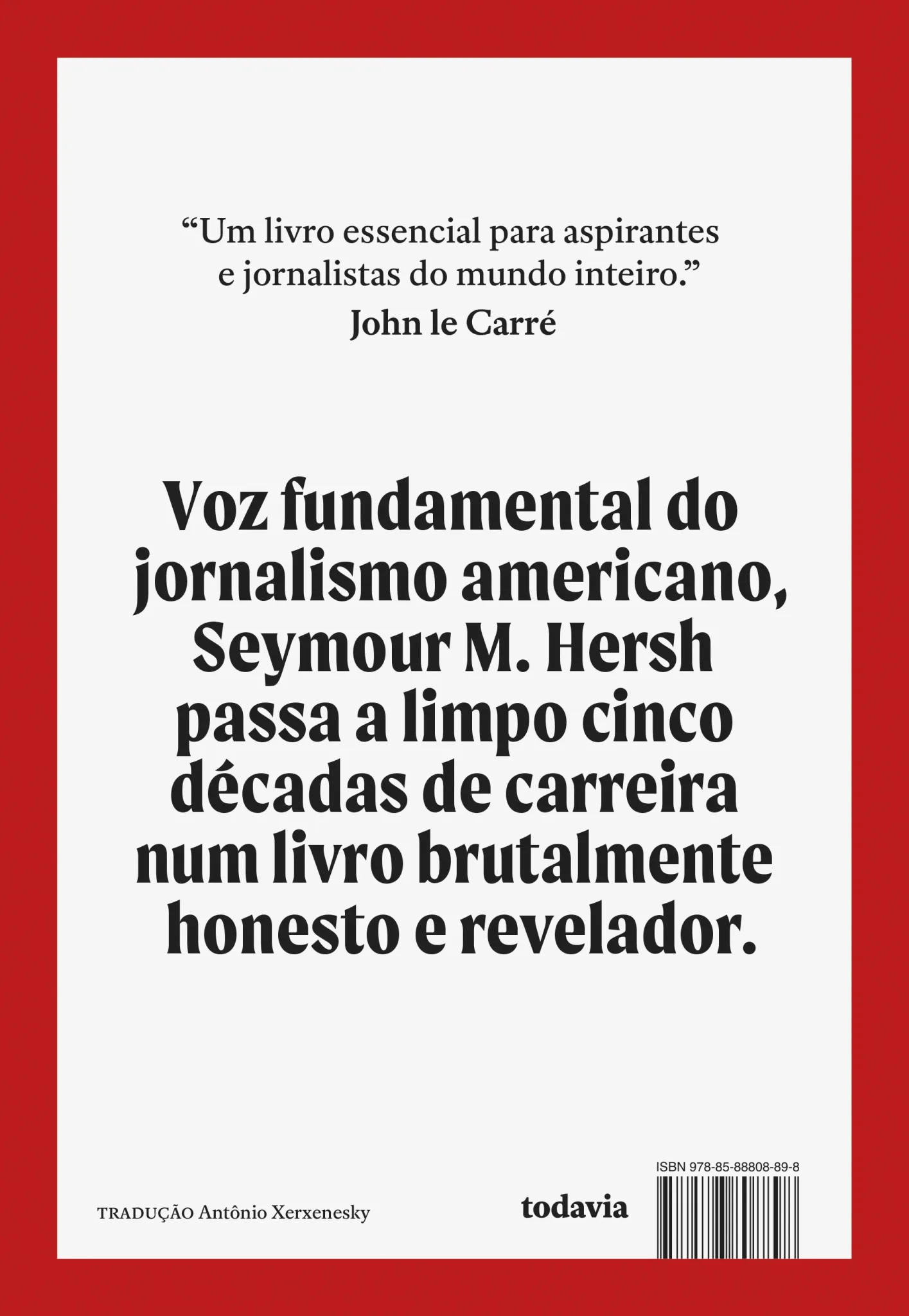 Repórter: memórias Repórter Quarta Capa