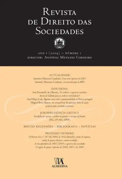 Revista de direito das sociedades