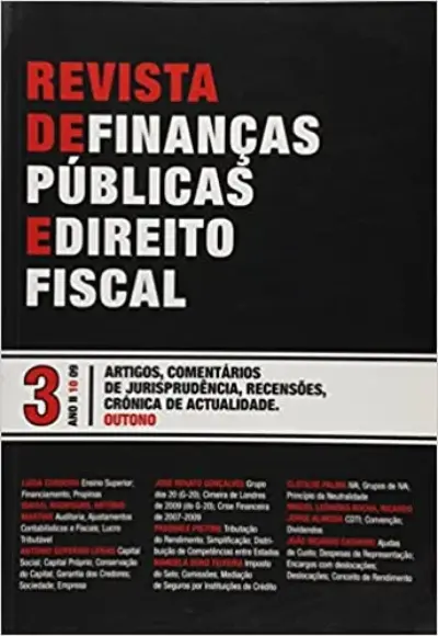 Revista de finanças públicas e direito fiscal