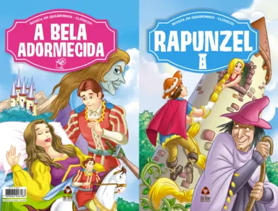Revista em Quadrinhos Clássicos - A Bela Adormecida + Rapunzel