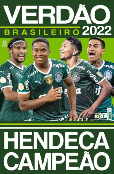 Show de Bola Magazine Super Pôster - Palmeiras Campeão Brasileiro 2022