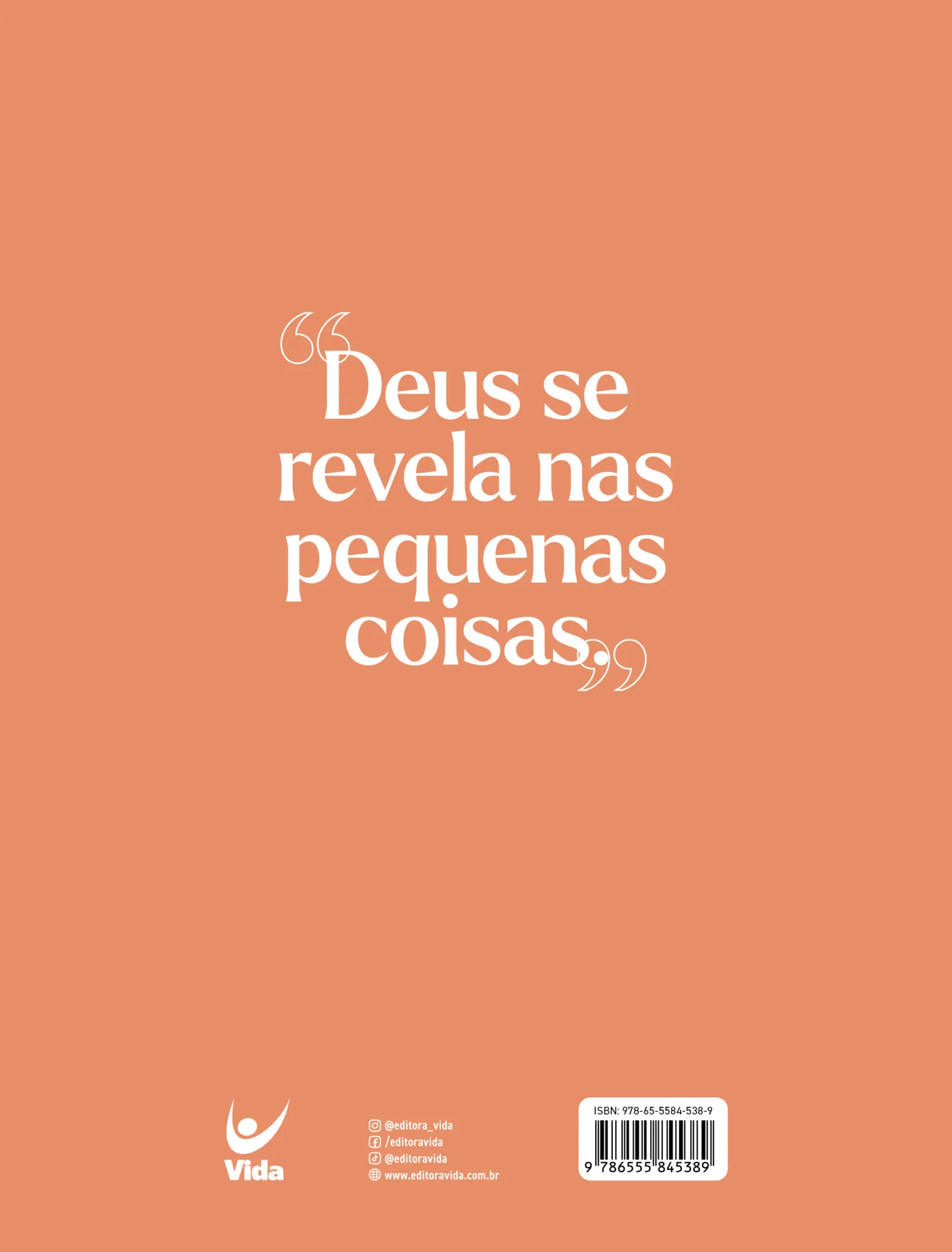 Simples assim: um devocional para simples encontros extraordinários Simples assim Quarta Capa