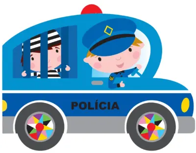 Sobre rodas - O carro da polícia