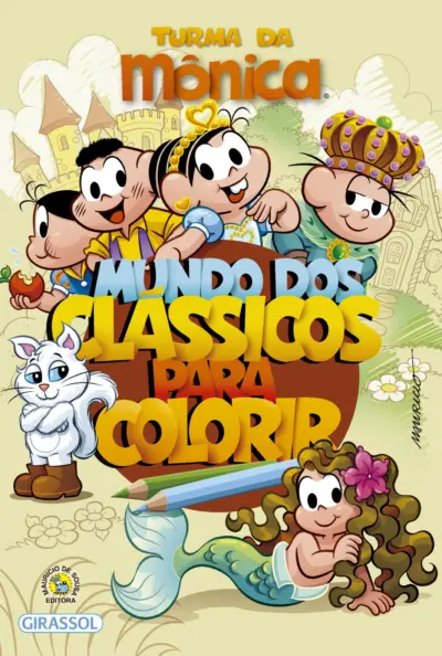 Turma da mônica - mundo dos clássicos para colorir