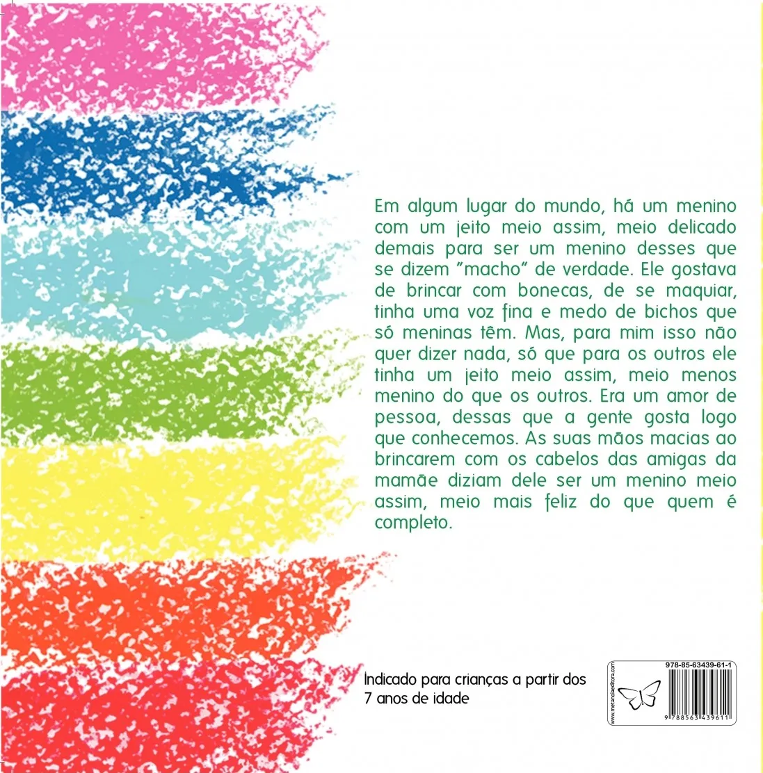 Um menino meio assim: Um menino meio assim Quarta Capa